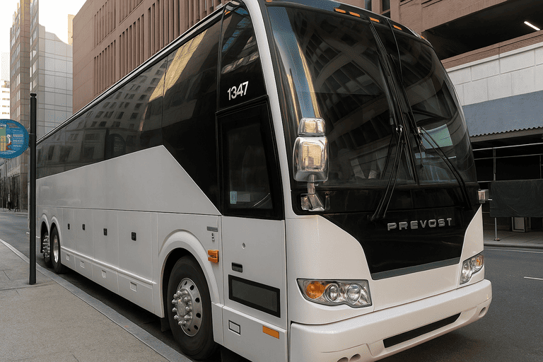 a Alameda Coach Bus Service coach bus
