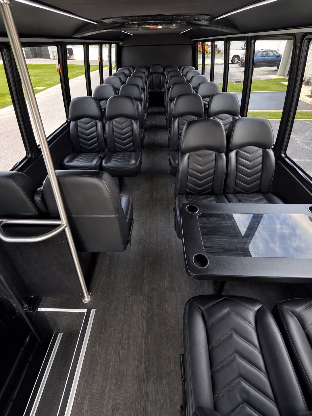 alameda 15 passenger minibus inside
