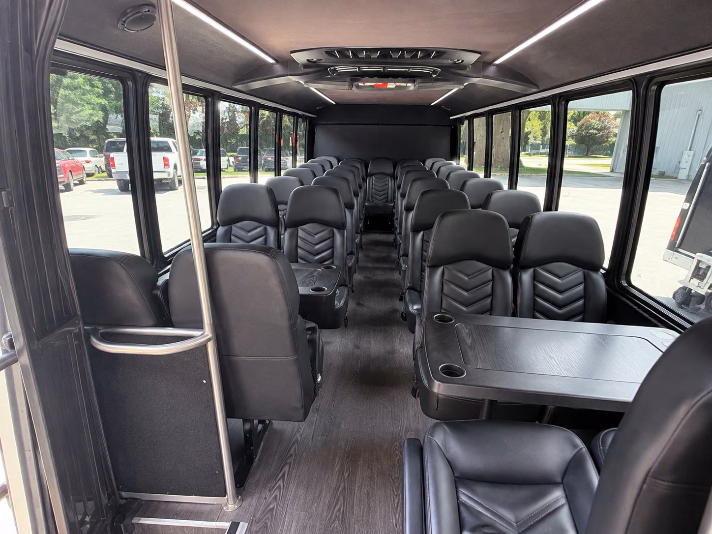 alameda 15 passenger minibus interior