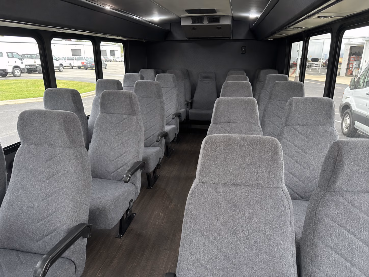 alameda 20 passenger minibus inside