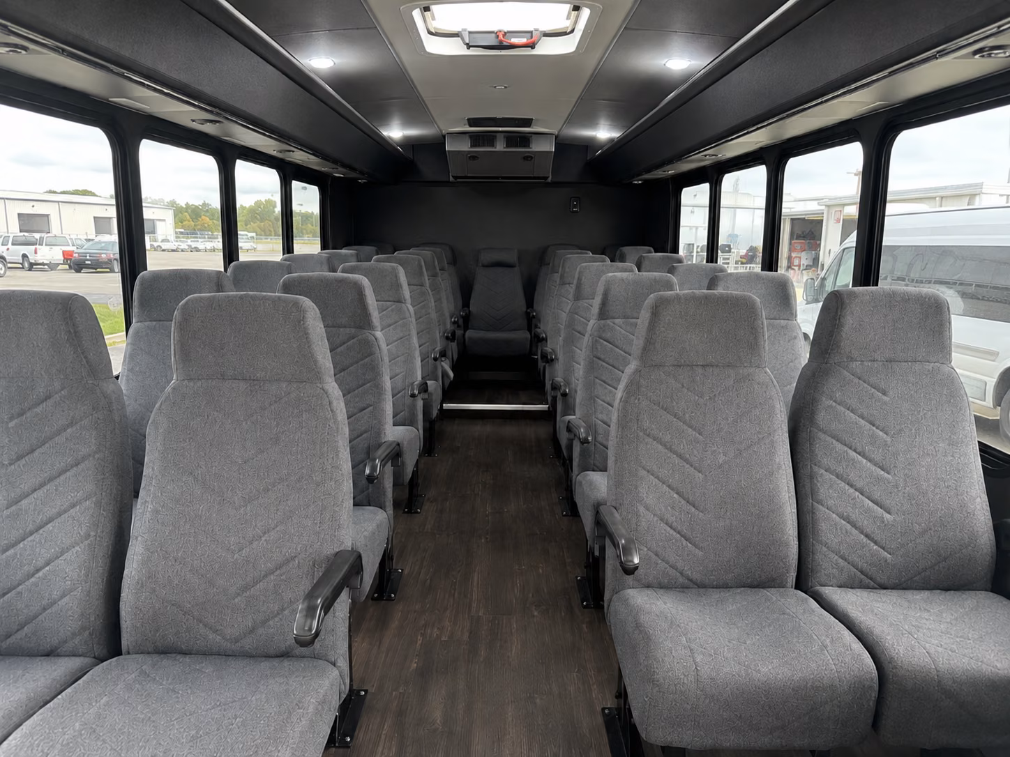 alameda 20 passenger minibus interior