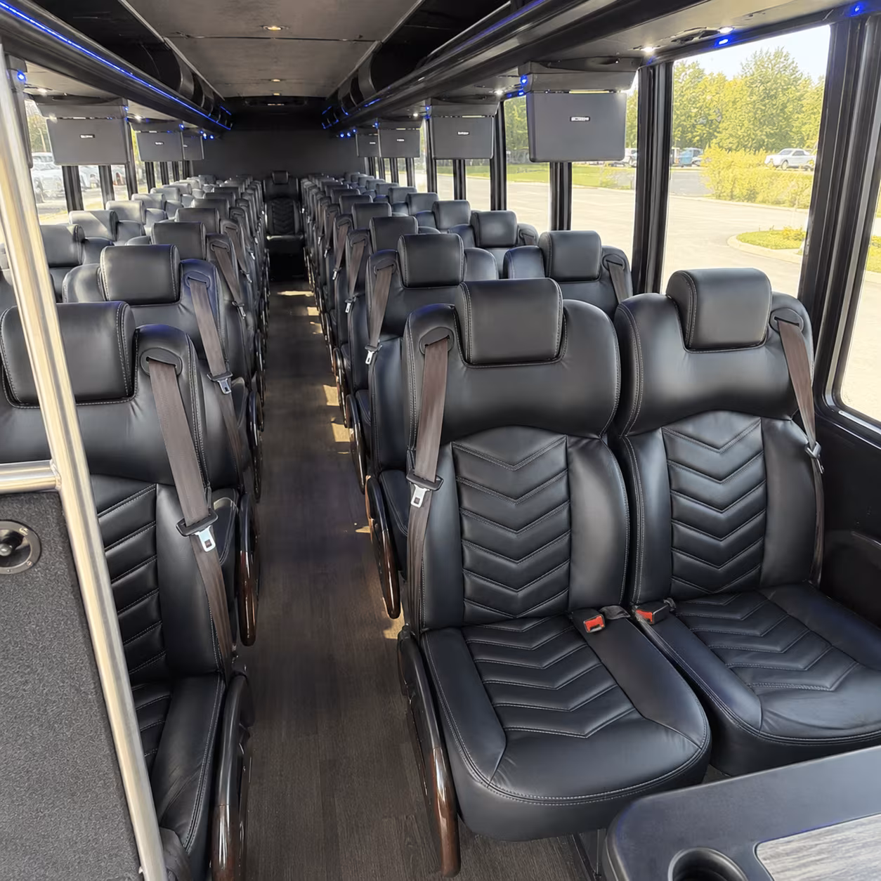 alameda 25 passenger minibus inside