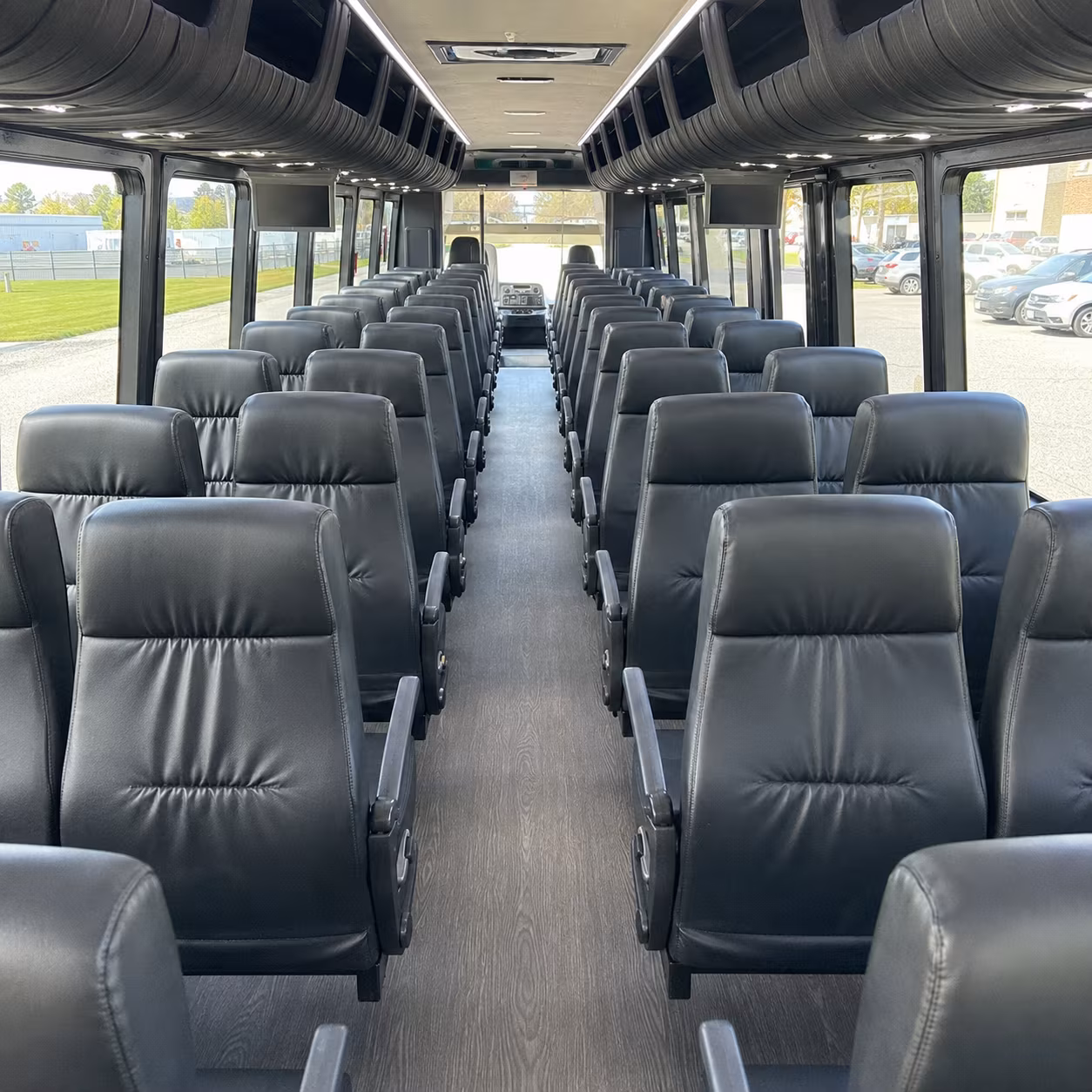 alameda 25 passenger minibus interior