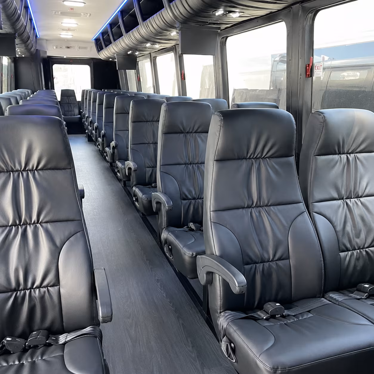 alameda 30 passenger minibus inside