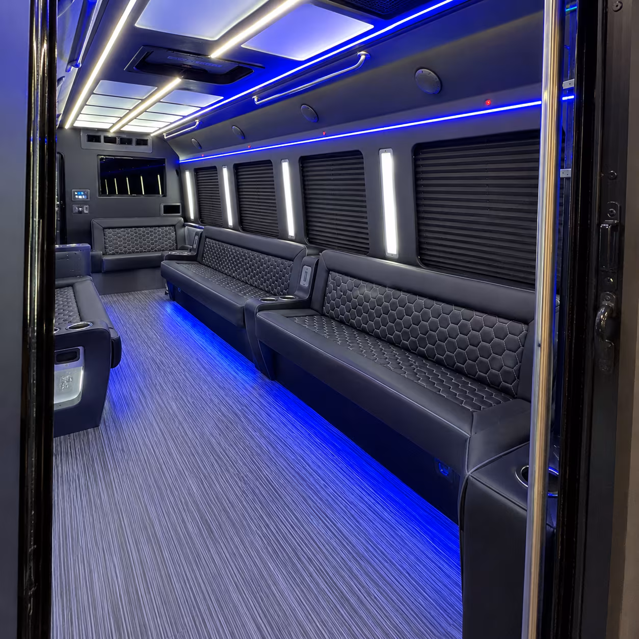alameda party bus inside